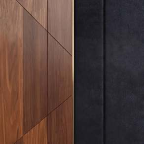 现代背景墙3D模型下载